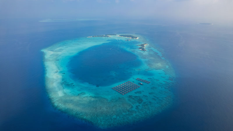 SolarSea aerial - Cheval Blanc Randheli